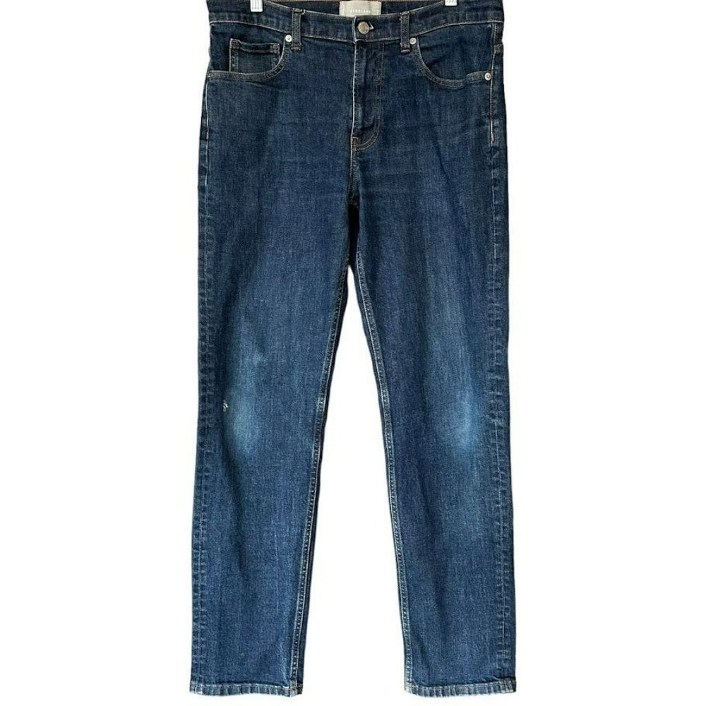Everlane Mid Wash Straight Leg Jeans Mens 33‎ x 32